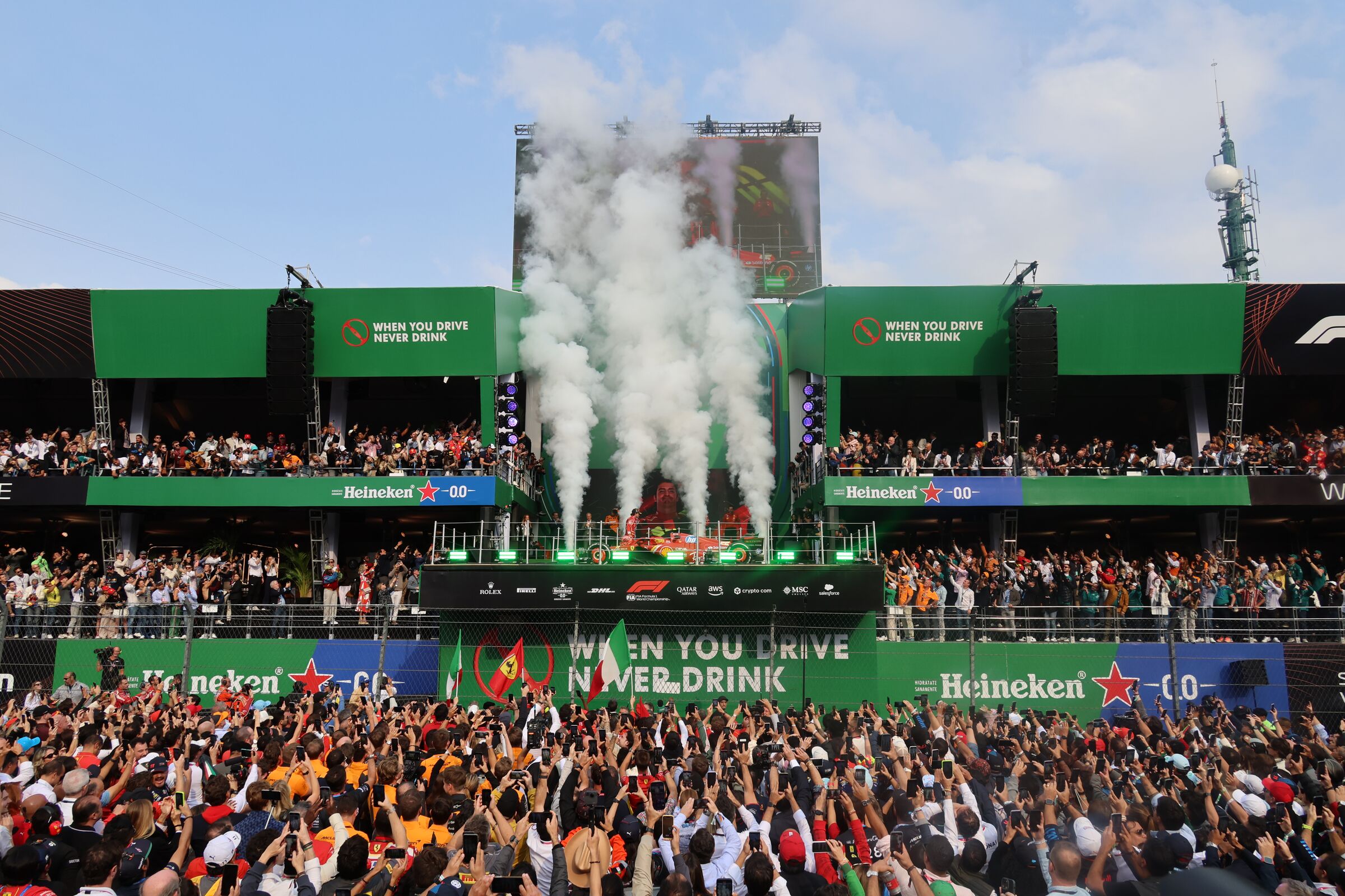F1® Podium Celebration Access Inclusion